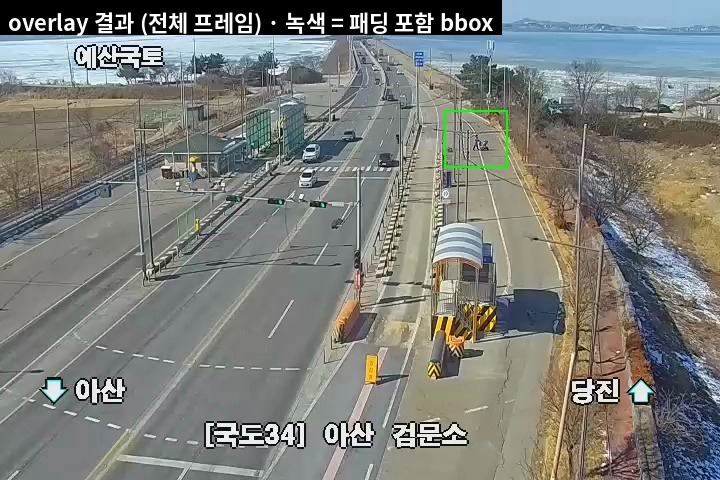 overlay 결과 (720×480 원본 해상도)